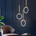 Подвесной светильник RING L D30 Золото ImperiumLoft 178407-26