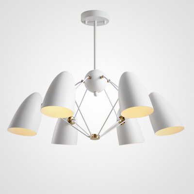 Подвесная люстра ETA 6 Белый ImperiumLoft 178417-26