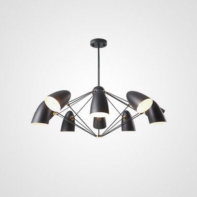 Подвесная люстра ETA 8 Черный ImperiumLoft 178419-26 Подвесная люстра ETA 8 Черный ImperiumLoft 178419-26