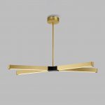 Подвесная люстра CROSS B Золото, Черный ImperiumLoft 178429-26