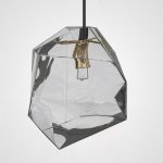 Подвесной светильник Color Ice Cube Pendant JEVIO 1 Серый ImperiumLoft 178462-26