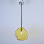 Подвесной светильник Color Ice Cube Pendant JEVIO 1 Янтарный ImperiumLoft 178463-26