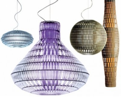 Подвесной светильник Foscarini TROPICO BELL цвет льда H. 5 m Подвесной светильник Foscarini TROPICO BELL цвет льда H. 5 m