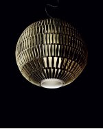 Подвесной светильник Foscarini TROPICO SPHERA цвета слоновой кости H. 5 m