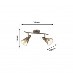 Потолочный светильник Favourite 1795-2U Gumbata