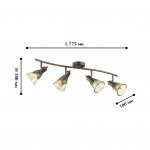 Потолочный светильник Favourite 1795-4U Gumbata
