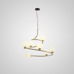 Подвесная люстра CURL Золотой ImperiumLoft 179611-26