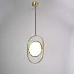 Подвесной светильник ARVET вертикальный Золото ImperiumLoft 179642-26