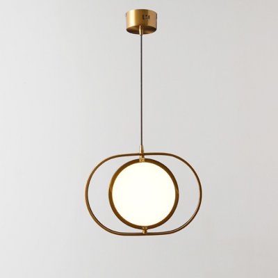 Подвесной светильник ARVET горизонтальный Золото ImperiumLoft 179643-26