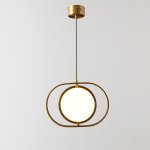 Подвесной светильник ARVET горизонтальный Золото ImperiumLoft 179643-26