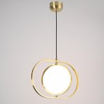 Подвесной светильник ARVET горизонтальный Золото ImperiumLoft 179643-26