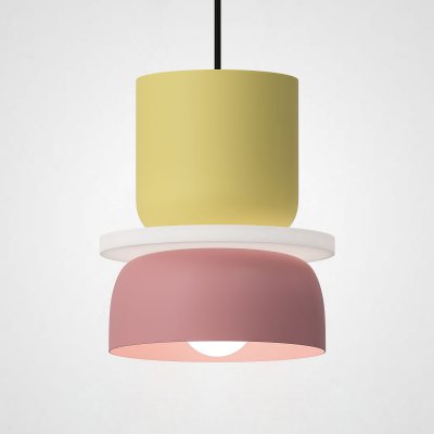Подвесной светильник ILO D18,5 yellow/pink ImperiumLoft 179674-26