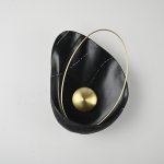 Настенный светильник CLAM Черный мрамор ImperiumLoft 179695-22