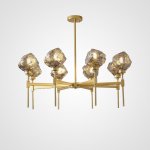 Подвесная люстра TORCH 8 Дымчатый ImperiumLoft 179711-26