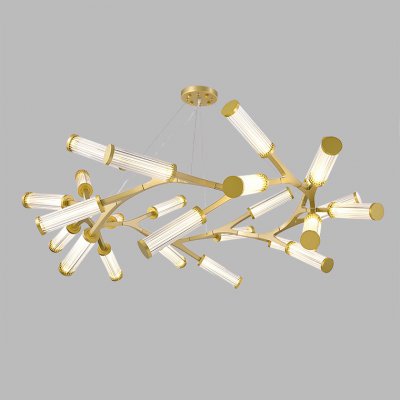 Подвесная люстра RAMOSE RING 24 Золото ImperiumLoft 179734-26