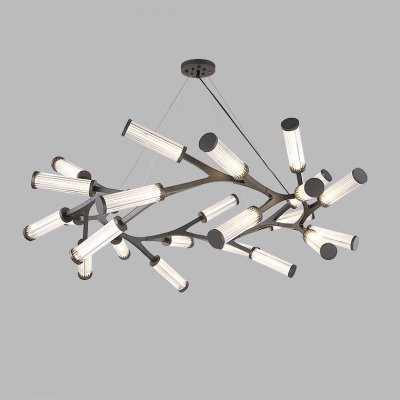 Подвесная люстра RAMOSE RING 24 Черный ImperiumLoft 179735-26