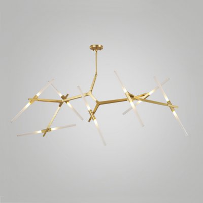 Подвесная люстра ANDES 14 Латунь ImperiumLoft 179746-26