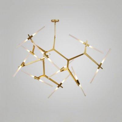 Подвесная люстра ANDES 20 Латунь ImperiumLoft 179748-26