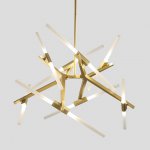 Подвесная люстра ANDES 12 Латунь ImperiumLoft 179750-26