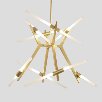 Подвесная люстра ANDES 16 Латунь ImperiumLoft 179752-26