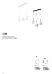 Люстра Ideal lux SOFT SP3 CEMENTO (179766)
