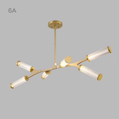 Подвесная люстра RAMOSE А6 Золото ImperiumLoft 179811-26
