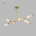 Подвесная люстра RAMOSE А6 Золото ImperiumLoft 179811-26