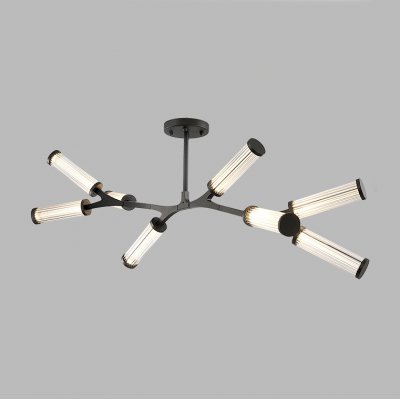 Подвесная люстра RAMOSE А8 Черный ImperiumLoft 179814-26