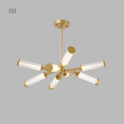 Подвесная люстра RAMOSE В8 Золото ImperiumLoft 179821-26