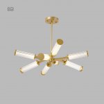 Подвесная люстра RAMOSE В8 Золото ImperiumLoft 179821-26