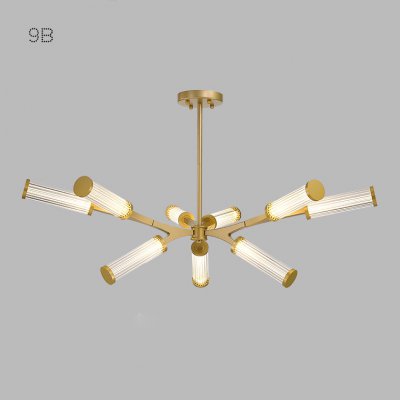 Подвесная люстра RAMOSE В9 Золото ImperiumLoft 179823-26