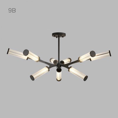 Подвесная люстра RAMOSE В9 Черный ImperiumLoft 179824-26