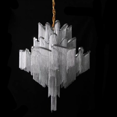 Люстра Ava Chain Atlantis Chandelier D100 Хром ImperiumLoft 179872-22