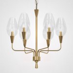 Подвесная дизайнерская люстра Viola 6 Прозрачный ImperiumLoft 179882-26