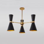 Подвесная люстра BARBELL-X 3 Черный ImperiumLoft 179933-26