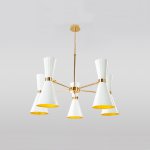Подвесная люстра BARBELL-X 5  Белый ImperiumLoft 179936-26