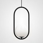 Подвесной светильник Matthew McCormick hoop 40 Black MILA Pendant ImperiumLoft 179964-22