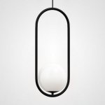 Подвесной светильник Matthew McCormick hoop 50 Black MILA Pendant ImperiumLoft 179966-22
