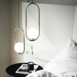 Подвесной светильник Matthew McCormick hoop 50 Silver MILA Pendant ImperiumLoft 179967-22