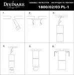 Светильник потолочный Divinare 1800/04 PL-1 GAVROCHE POSTO