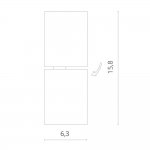 Светильник потолочный Divinare 1800/03 PL-1 GAVROCHE POSTO 1*GU10