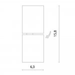 Светильник потолочный Divinare 1800/05 PL-1 GAVROCHE POSTO