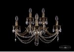 Светильник настенный бра Bohemia Ivele 1800/3+2/265+110/C/GB