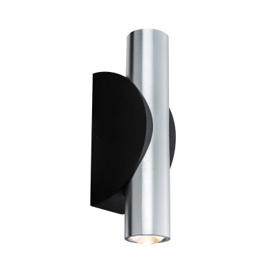 Paulmann 18004 ABL 2Flame LED 2x3,5W IP44 rd Schwarz/Al