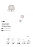 Светильник бра Ideal lux PARIS AP1 (18027)