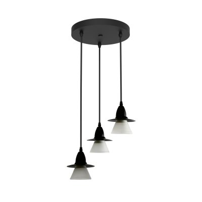 Люстра подвесная Экономсвет 18036/3BK WT Люстра подвесная Экономсвет 18036/3BK WT