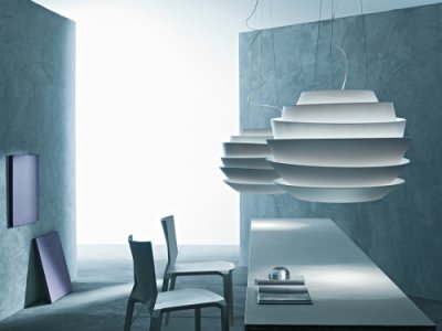 Подвесной светильник Foscarini LE SOLEIL (Fluorescent) Белый Высота 5 метров