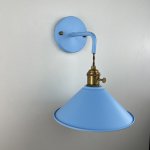Бра с подвесным плафоном BRAID WALL Blue ImperiumLoft 181876-26