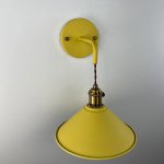 Бра с подвесным плафоном BRAID WALL Yellow ImperiumLoft 181879-26