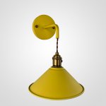 Бра с подвесным плафоном BRAID WALL Yellow ImperiumLoft 181879-26
